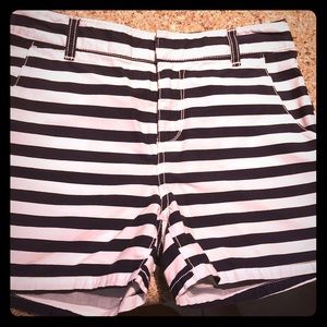 Size 16 YOUTH navy & white shorts lightly worn